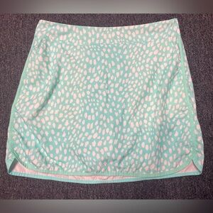 Vineyard Vines Aqua Floral A Line Skort Size 8